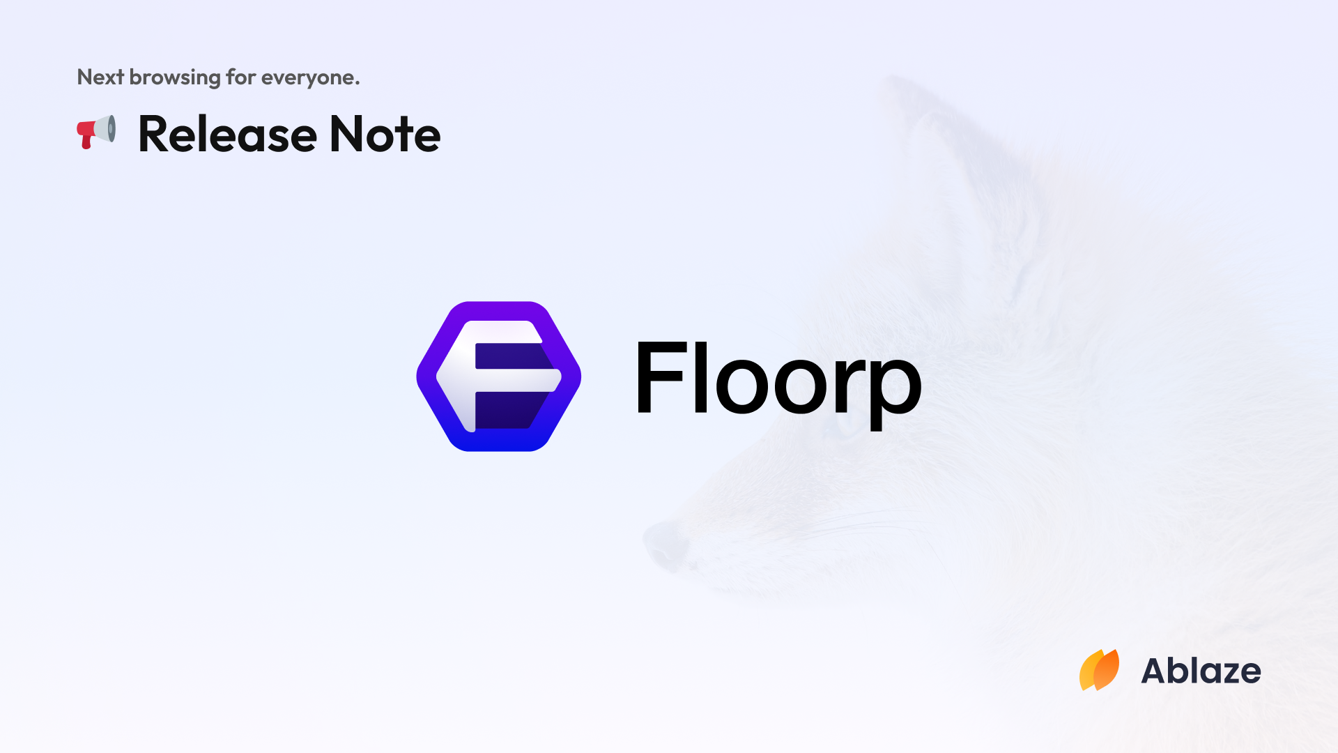 Floorp Browser | v11.19.0 ~ v11.19.1 Release Notes